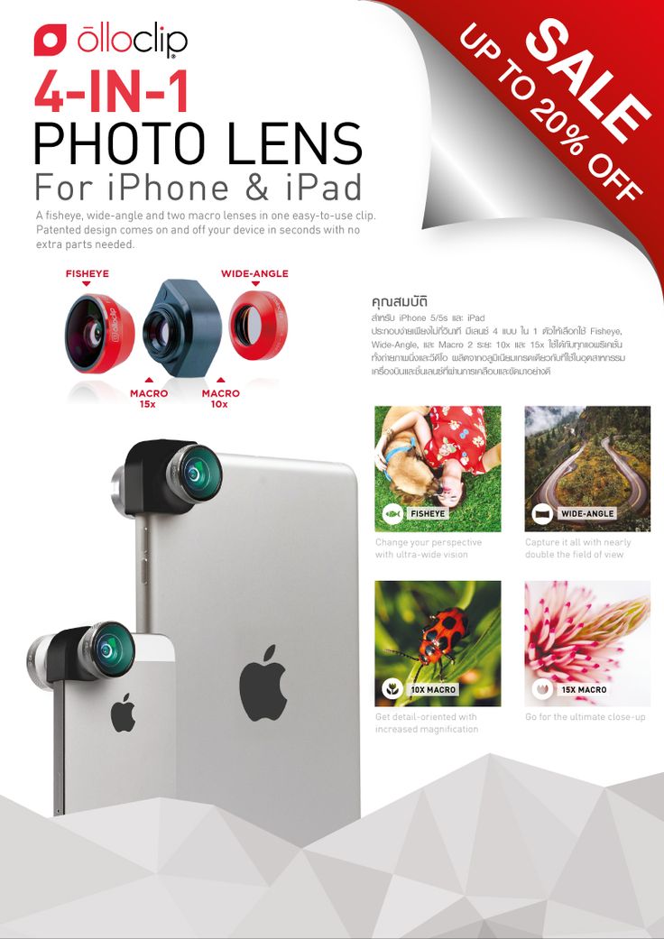 Preview of Olloclip 4 IN 1 Photo LENS SLAES